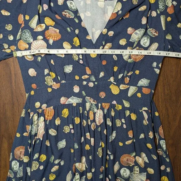 Joanie Albertine Shell Print Midaxi Dress - Picture 11 of 14